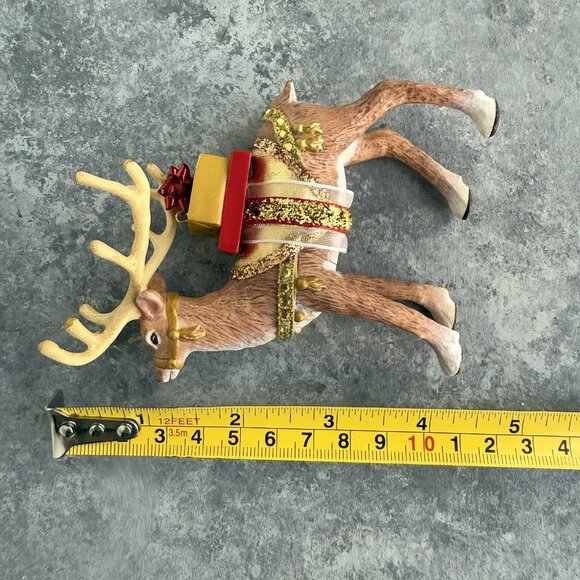 2016 Hallmark Keepsake Father Christmas’s Reindeer Limited Edition Ornament - Picture 6 of 6